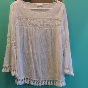 Westport White Women's Top - Large